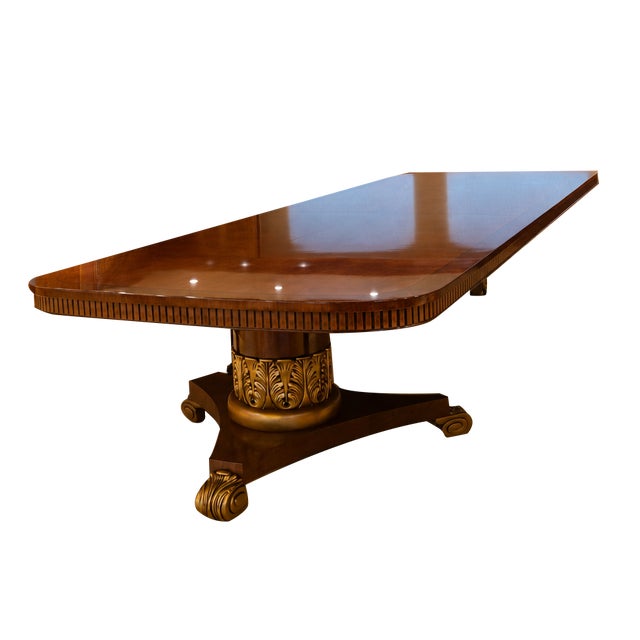 Victorian Dining Table in Mahogany, 1990s For Sale