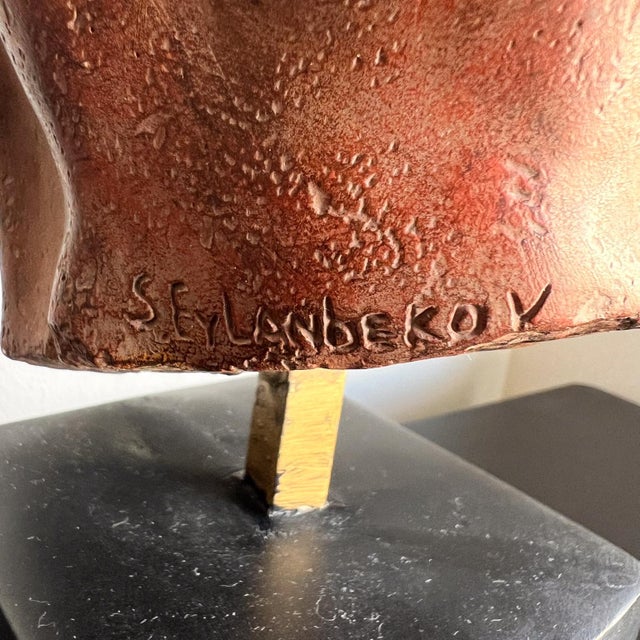 1991 Male Torso Sculpture Sergey Eylanbekov Alva Studios For Sale - Image 11 of 12