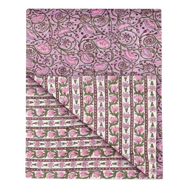 Bunny Williams Home Lotus Throw (50x60) Purple For Sale