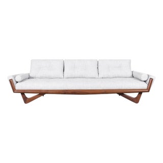 Mid-Century Modern Walnut Gondola Sofa by Adrian Pearsall for Craft Associates For Sale