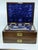 19th Century Rosewood Vanity Box w/Sterling Silver Accents Likely John Gough For Sale - Image 16 of 18
