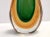 Green and Orange Sommerso Murano Glass Vase attributed to Flavio Poli, Italy, 1950s For Sale - Image 6 of 9