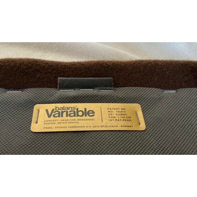 Vintage Mid-Century Danish Balans Kneeling Movement Ergonomic Chair Designed by Peter Opsvik, Circa 70s For Sale - Image 11 of 12