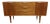 Small Mid-Century Teak Sideboard With Curved Front For Sale