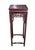 Wood Vintage Circa 1960's Chinoiserie Rosewood Pedestal Stand Display 36" H For Sale - Image 7 of 9