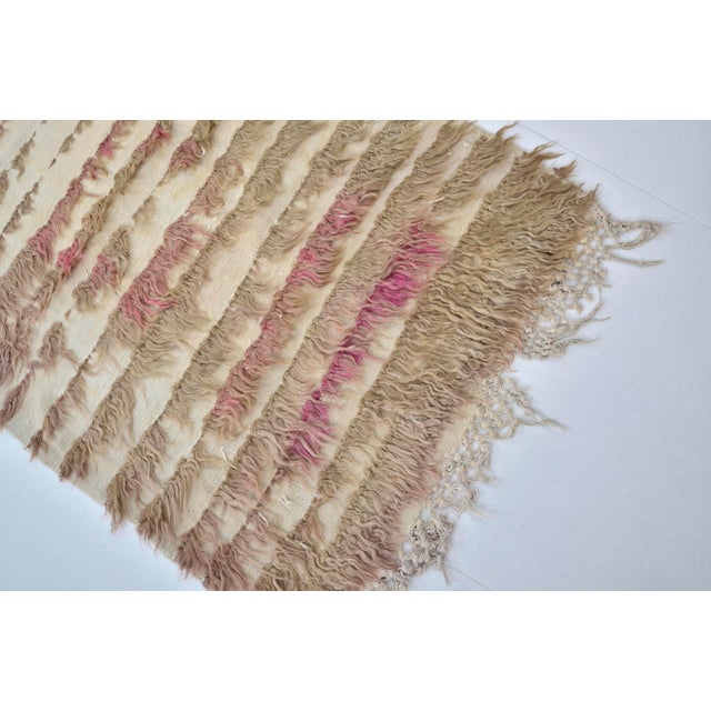 Textile Vintage Tribal Handmade Turkish Rug For Sale - Image 7 of 10