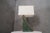 Italian Indian Green Marble and Brass Table Lamp, 2000s For Sale - Image 11 of 12