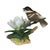 White Rare Andrea by Sadek White Magnolia With Chickadee Porcelain Figurine With Box For Sale - Image 8 of 18