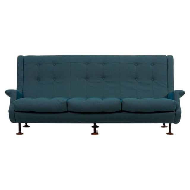 Newly Upholstered Sofa attributed to Marco Zanuso for Arflex For Sale - Image 14 of 14
