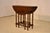 19th Century English Oak Carved Gate-Leg Table For Sale - Image 4 of 10