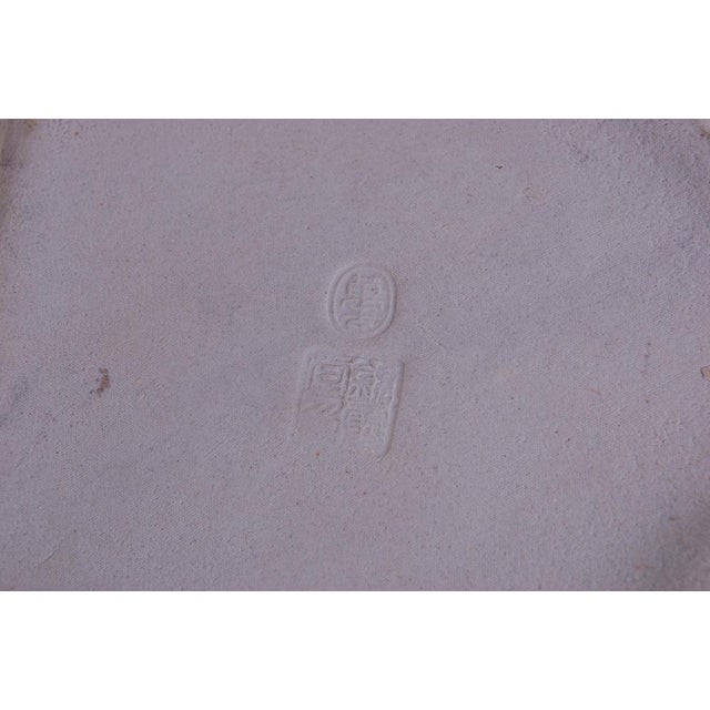 Oriental Tea Service in Hand-Painted Porcelain, Set of 9 For Sale - Image 13 of 18