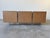 Postmodern 1980s Postmodern Laminated Tortoiseshell & Brushed Steel Plinth Base Coffee Table on Wheels For Sale - Image 3 of 12