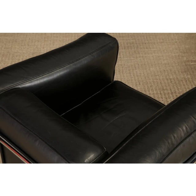Early Year 'Lc2' Leather Club Chair by Le Corbusier for Cassina, C 1980s, Signed For Sale - Image 10 of 18
