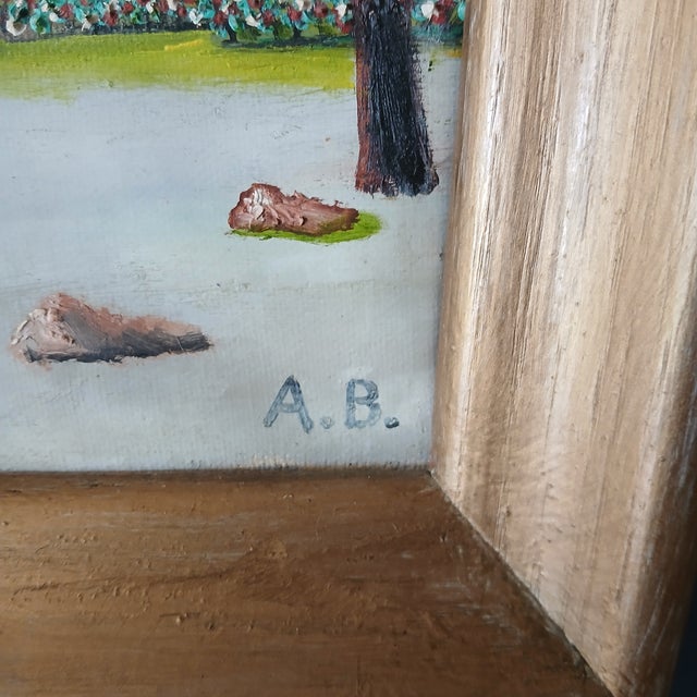 Late 20th Century Late 20th Century Andrea Badami - American Folk Artist - The Flight Into Egypt For Sale - Image 5 of 7