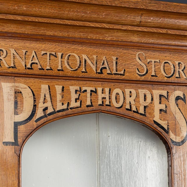 Victorian Oak and Glass Showcase Dresser, 1890s For Sale - Image 10 of 18