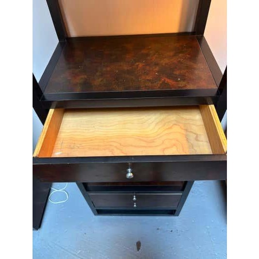 Tall Display Cabinet in Wood, Mid-Century Modern Style, USA, 1970s For Sale In Philadelphia - Image 6 of 11