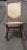 Early 20th Century Carved Walnut and Upholstered Folding Rocking Chair For Sale - Image 4 of 7