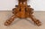 R. J. Horner Antique Victorian Oak Pedestal Extension Dining Table With Carved Lions and Paw Feet, Newly Refinished For Sale - Image 11 of 12