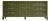 Mid Century Traditional Dresser Sideboard by Union National Jamestown Ny in Green - Newly Painted For Sale