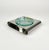 Green Ashtray in Steel and Green Glass from Sena Cristal, Italy, 1970s For Sale - Image 8 of 15