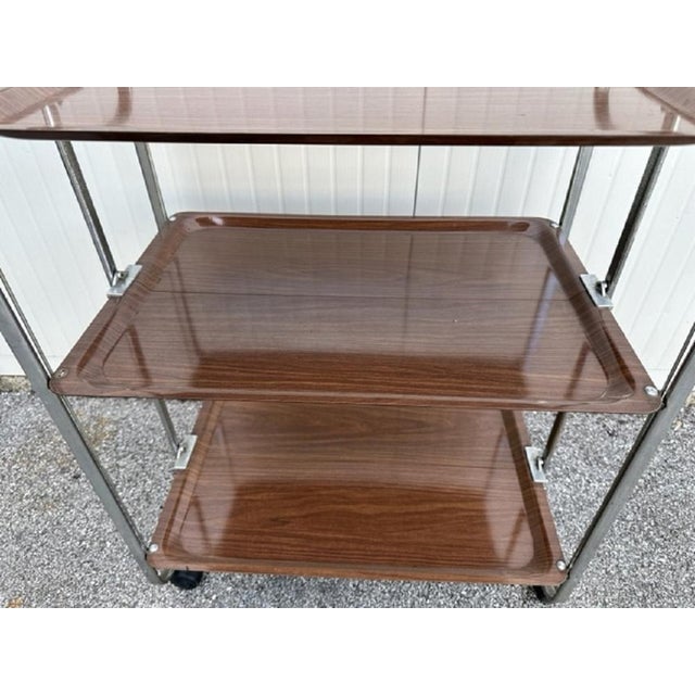 Mid-Century Modern Folding Carrier Trolley, 1960s For Sale - Image 3 of 17