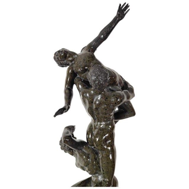 Abduction of Sabine, 19th Century, Serpentine Sculpture For Sale - Image 13 of 14