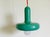 Bauhaus Green Metal Pendant Light, 1950s For Sale - Image 12 of 12