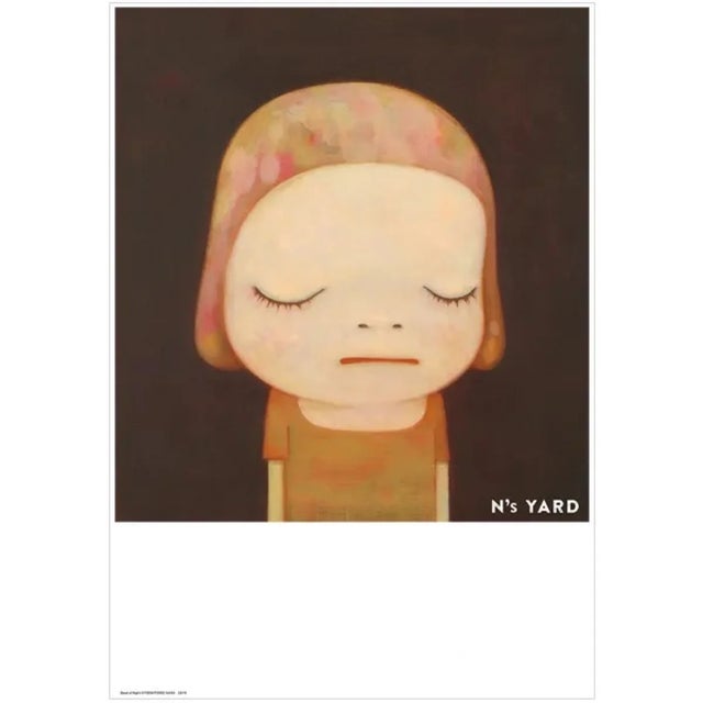 Yoshitomo Nara, Dead of Night, 2018 Framed in a Black Box Frame Offset print on paper 51.5 × 36.4 cm (20 3/10 × 14 2/5 in)...
