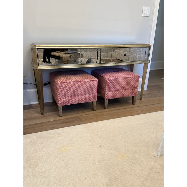 Ethan Allen Mirrored Vivica Console Chairish