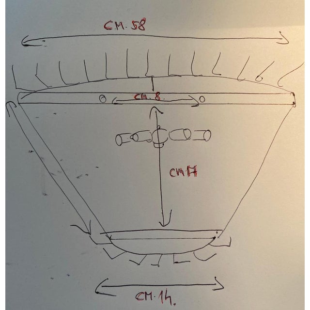 Brass Mounted Pink Palmette Sconces, 1990s, Set of 2 For Sale - Image 9 of 15