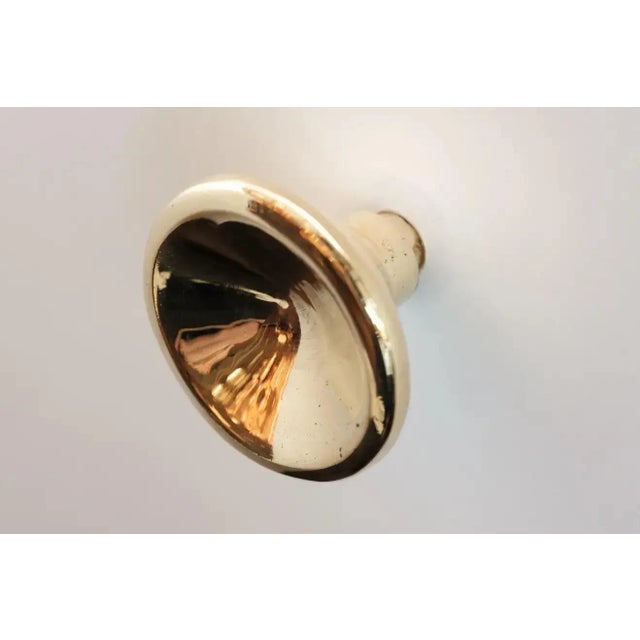 Mid-Century Modern Carl Auböck Model #8040-2 Polished Brass Knob For Sale - Image 3 of 12