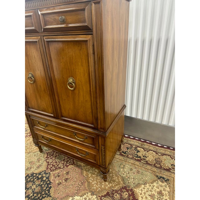 1960s 1960s Six Drawer Wooden Highboy Dresser For Sale - Image 5 of 10