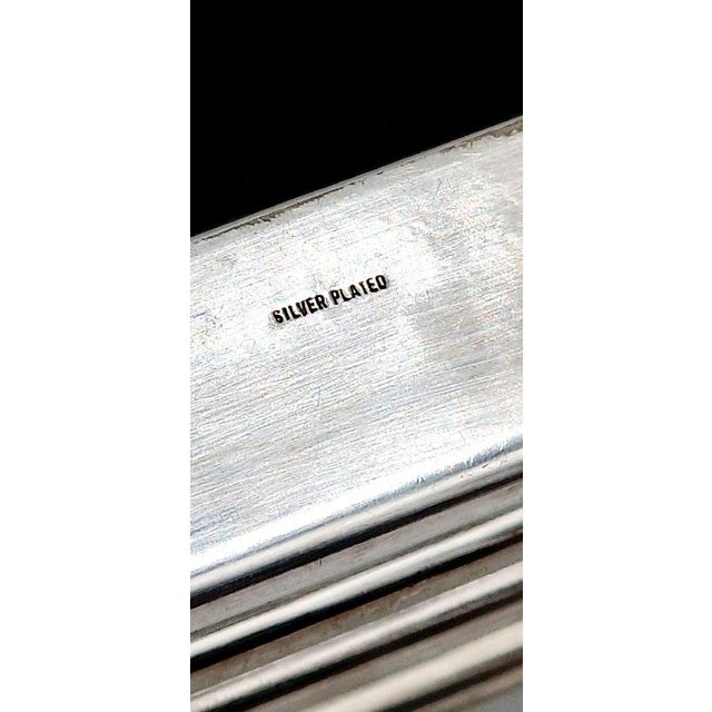 20th Century Silver Plated Jewelery Box For Sale - Image 11 of 13