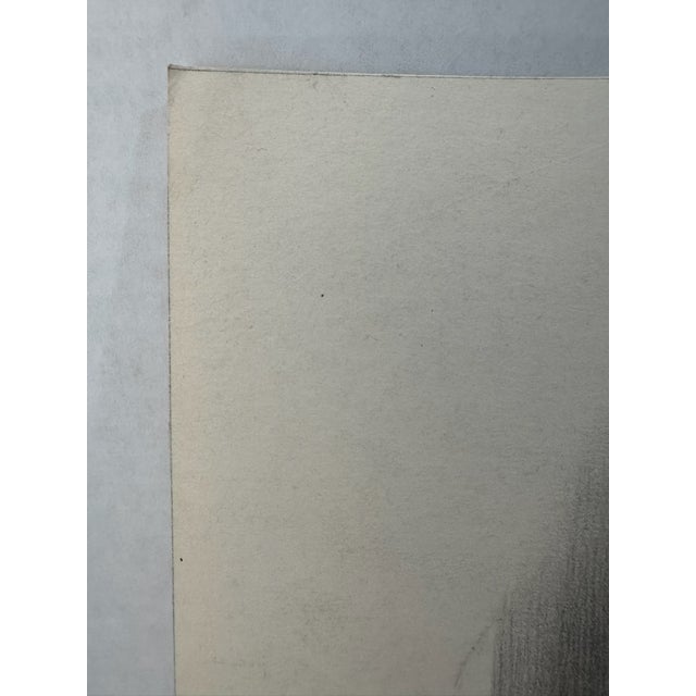 1940s Original Signed Graphite Illustration of Boxer Dog Portrait, 11 × 9 In. For Sale - Image 4 of 6