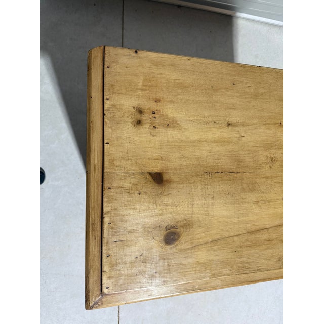 Antique Pine Three Drawers - Chest of Drawers From England For Sale - Image 16 of 18