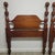Brown Vintage Pair of Colonial Revival Mahogany Twin Beds With Turned Posts For Sale - Image 8 of 13