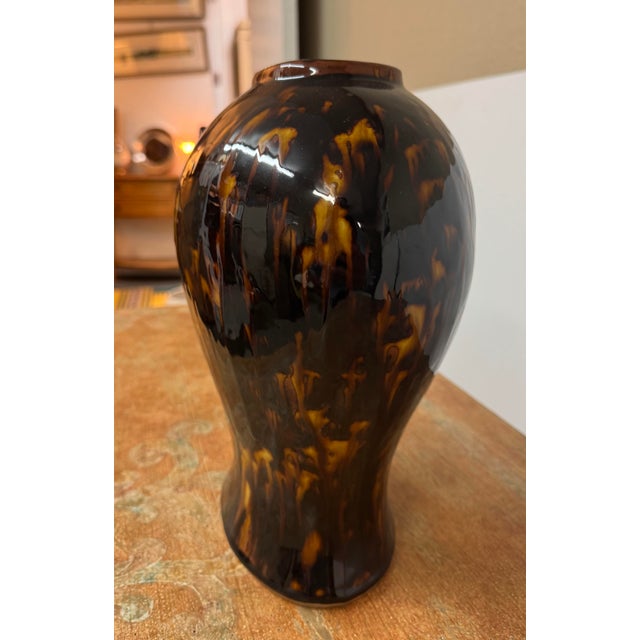 2010s Martino Interiors Glazed Ceramic Temple Jar For Sale - Image 5 of 12