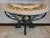 Metal Maitland‑Smith Demi‑lune Console Table For Sale - Image 7 of 12