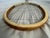 Vintage C1970s Garcia Xl-200 White and Blue Wooden Tennis Racket For Sale - Image 9 of 12