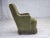 Wood Danish Highback Armchair in Green Furniture Velour, 1970s For Sale - Image 7 of 17