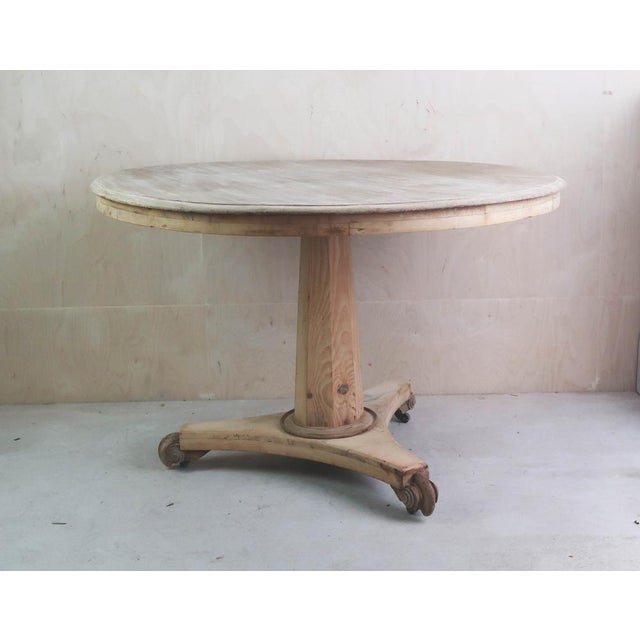 Fabulous small round table. Made from bleached tropical hardwood and pine I particularly like its simplicity. I have...