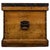Gold Antique Victorian Pine Fitted Chest Coffer For Sale - Image 8 of 12