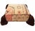 Midcentury Moroccan Wool Pouf For Sale - Image 4 of 6