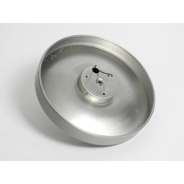 Large Space Age Round Pop Art Aluminum Ceiling Lamp For Sale - Image 9 of 14