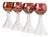 Antique Swedish Römer Glasses from Reijmyre, 1890s, Set of 4 For Sale