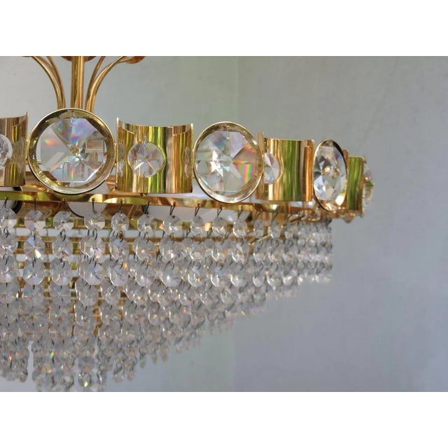 Large Crystal-Plated Ceiling Lamp from Palwa, 1970s For Sale - Image 15 of 18