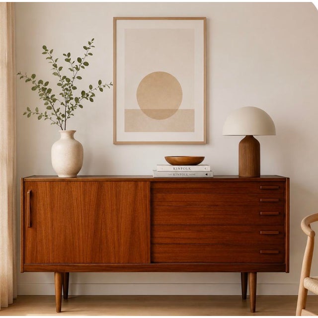 Vintage Scandinavian Teak Sideboard, 1970s For Sale - Image 4 of 11