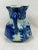 Vintage Ironstone Blue & White Pitcher For Sale - Image 4 of 11