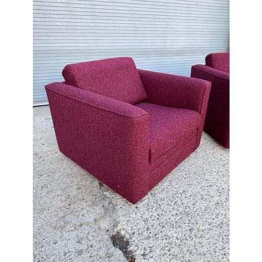 Late 20th Century Attributed to Charles Pollack for Knoll Club Chairs For Sale In Philadelphia - Image 6 of 11