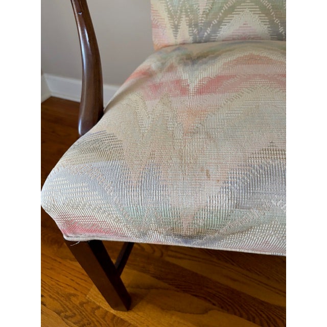 1980s 1980's Hickory Chair Set of 2 Chippendale Arm Chairs For Sale - Image 5 of 11